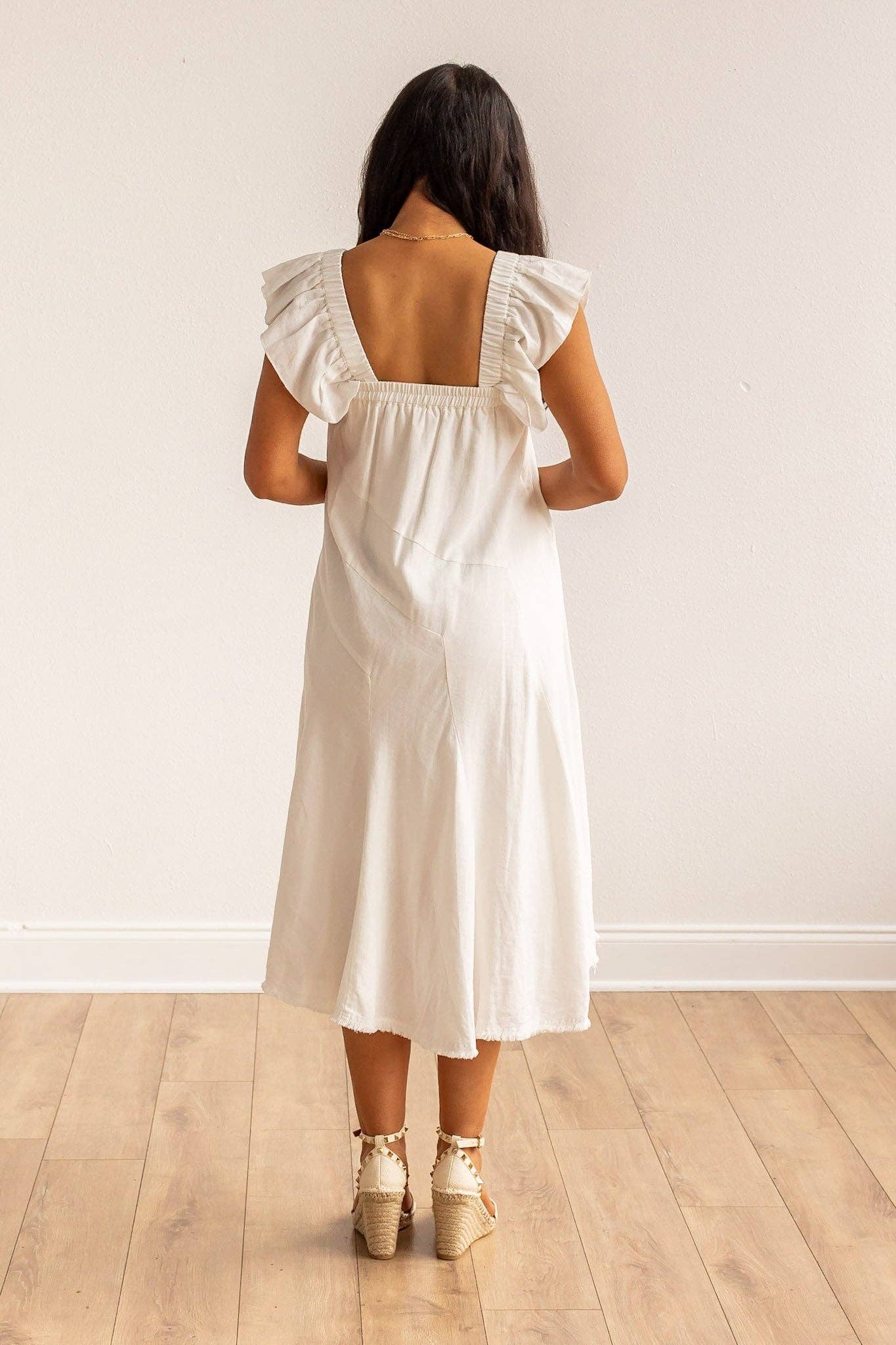 Cozumel Breeze White Versi Dress: White