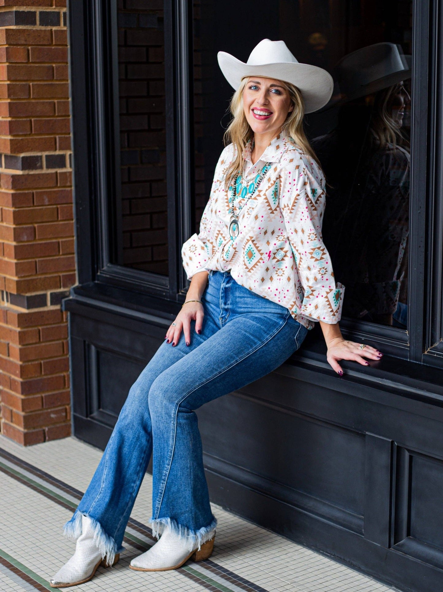 Stock Yard Stylin Button Down Shirt