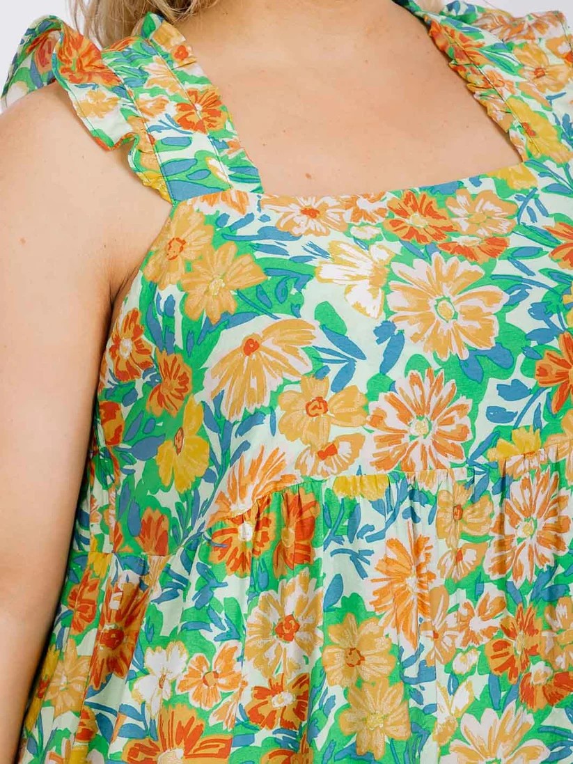 COMING SOON: Floral Mini Dress - Plus Size