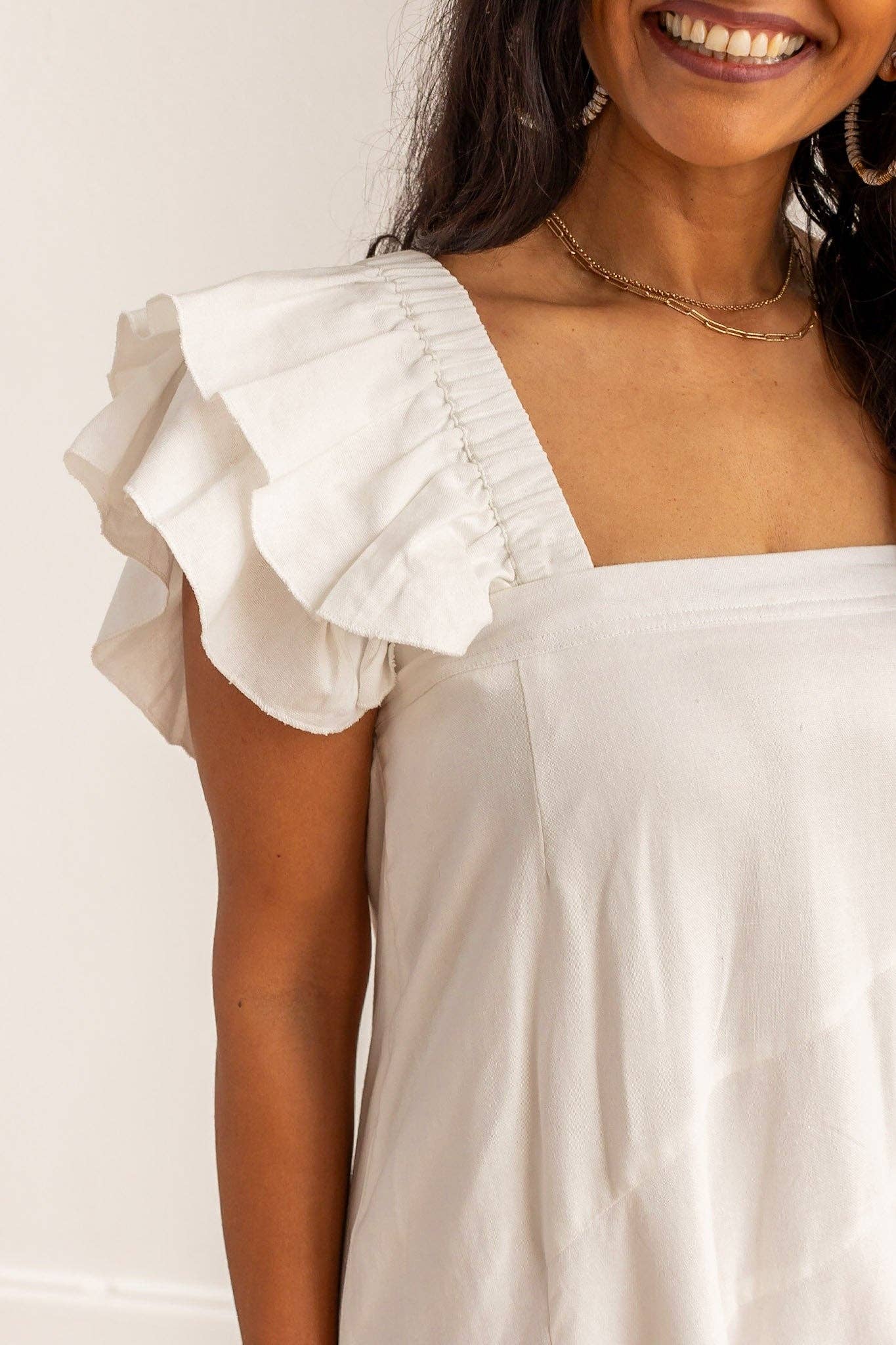 Cozumel Breeze White Versi Dress: White