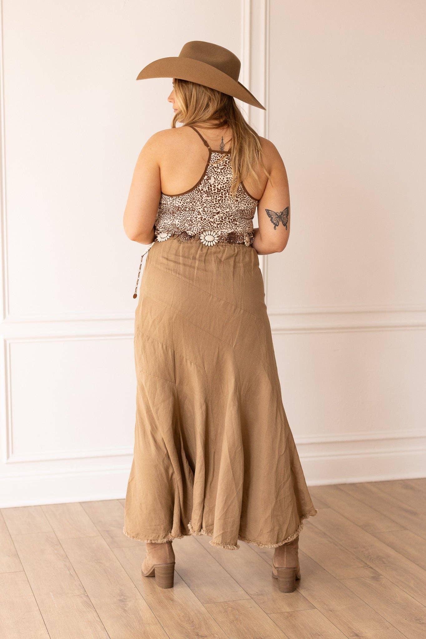 The Stella Linen Versi Dress / Skirt:  Beige