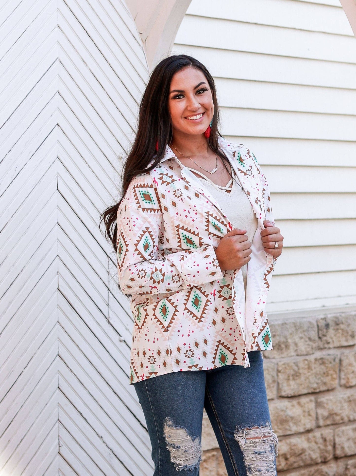 Stock Yard Stylin Button Down Shirt