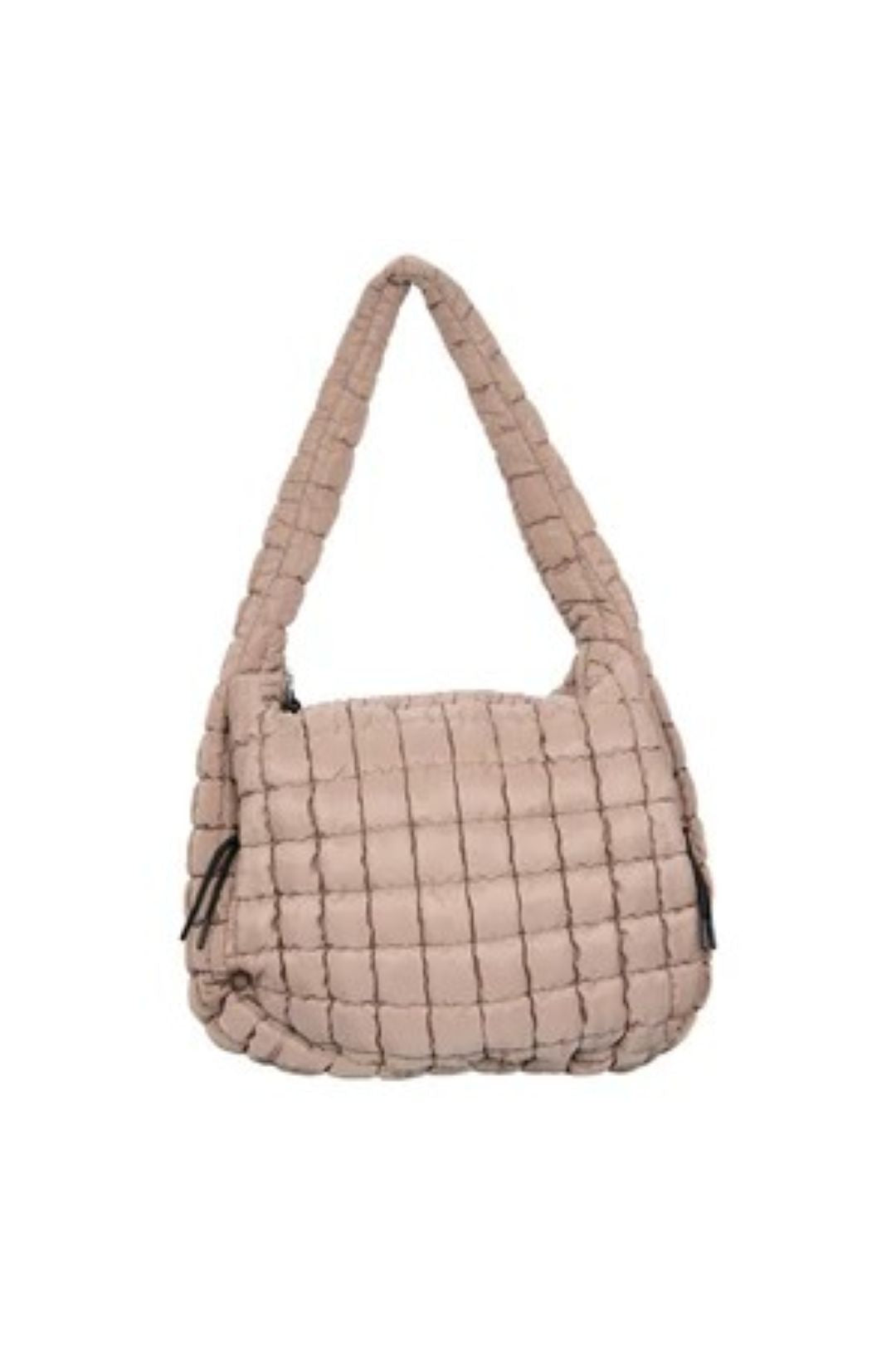 Katydid Oversized Quilted Hobo Tote Bag:  Tan