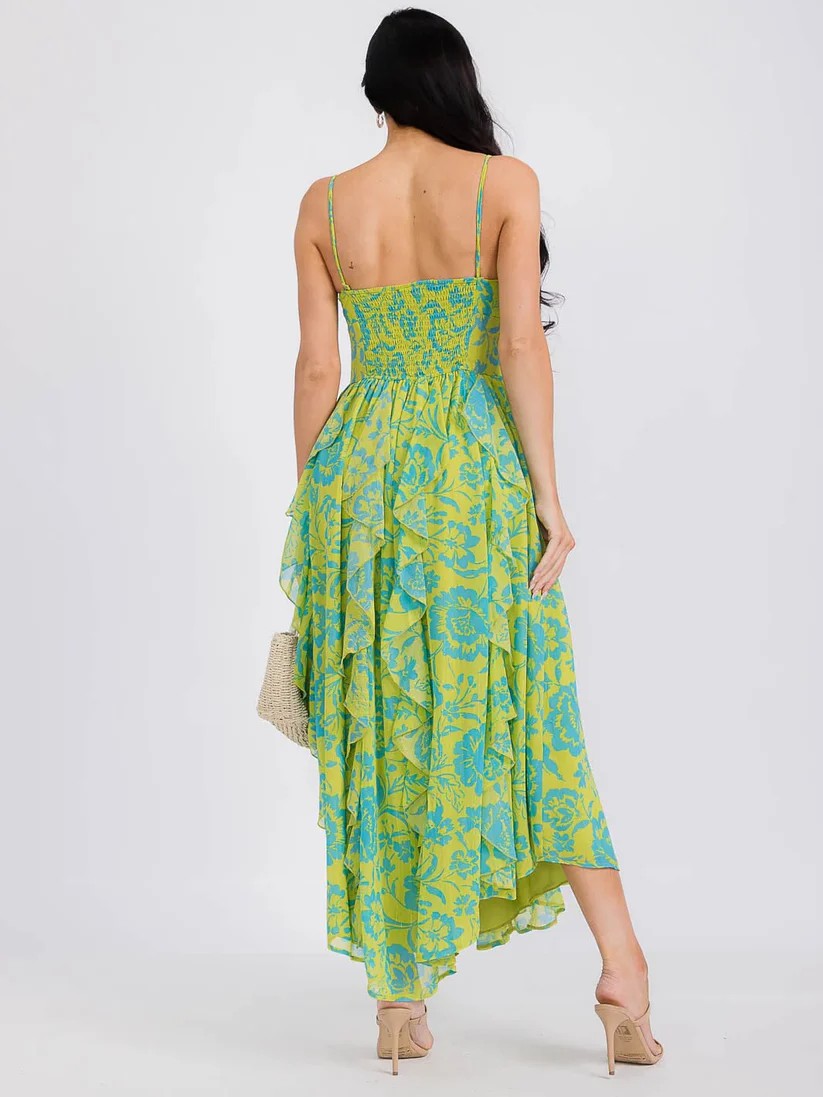 COMING SOON: Ruffle Smocked Floral Maxi Dress