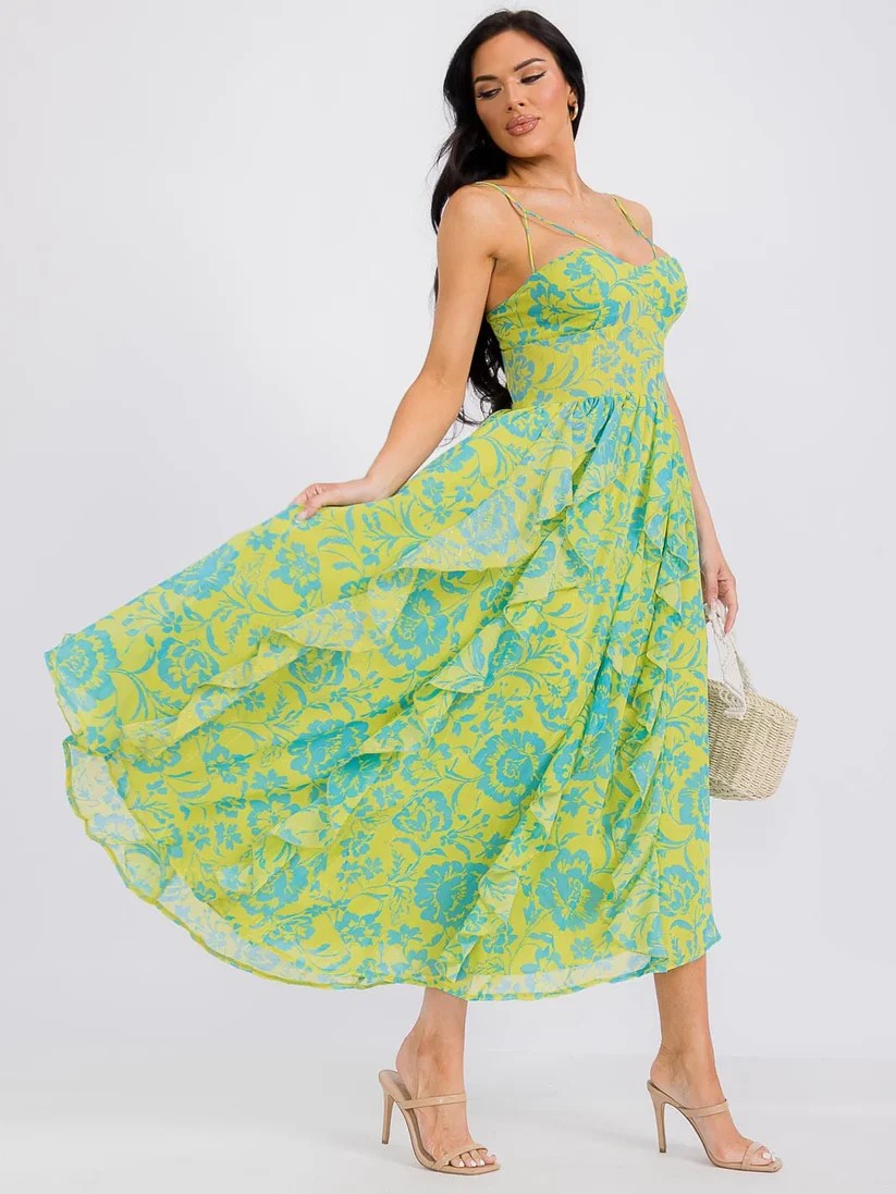 COMING SOON: Ruffle Smocked Floral Maxi Dress